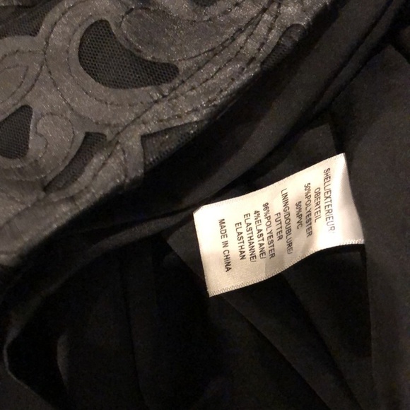 Aidan Mattox Sleeveless Illusion Neckline Dress - Picture 2 of 5